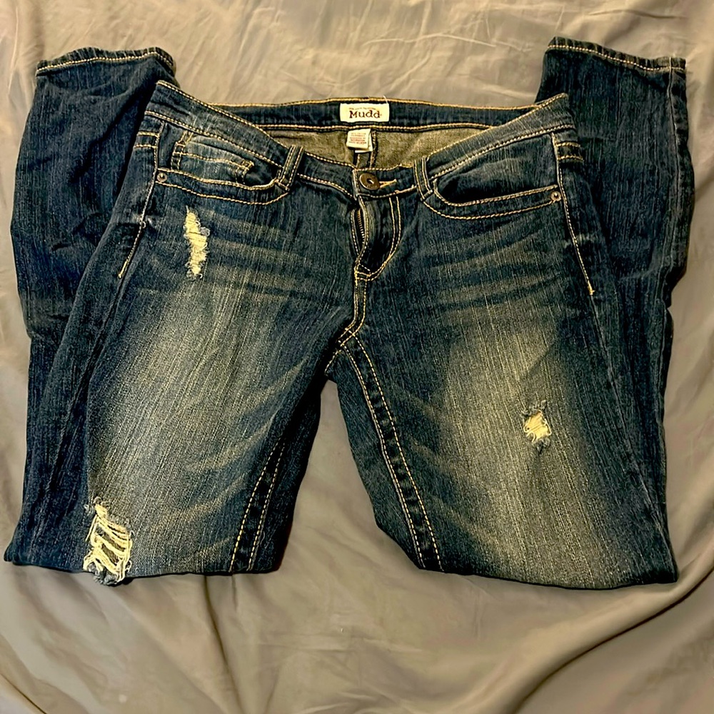 Mudd low rise skinny 9 like new